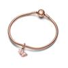 Pandora Pink Butterfly Double Dangle Charm 782555c01