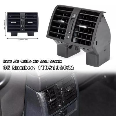 Rear Air Grille Air Vent Nozzle 1TD819203A For Volkswagen Touran Caddy 2004-2015