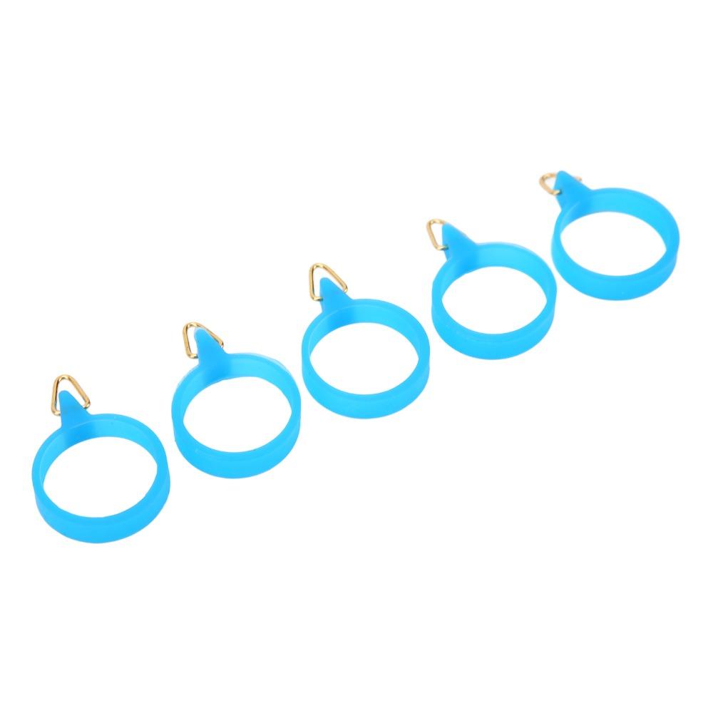 5PCS with Rubber Circle Fishing Rod Hook Holder Fishing Hook Holder  for Outdoor Fishing