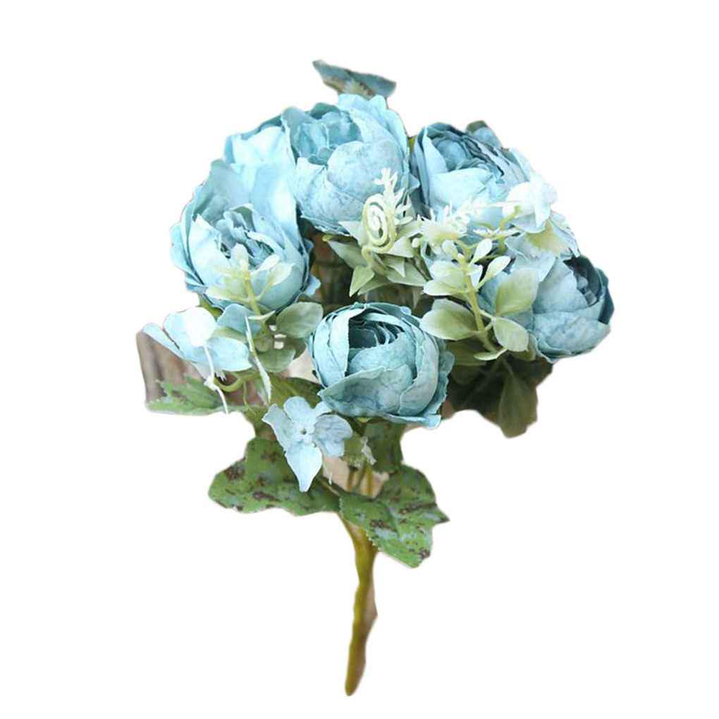 

6 Головок Шелковые Пионы Искусственные Цветы Пионы Свадебный Букет Домашний Декор для Вечеринки