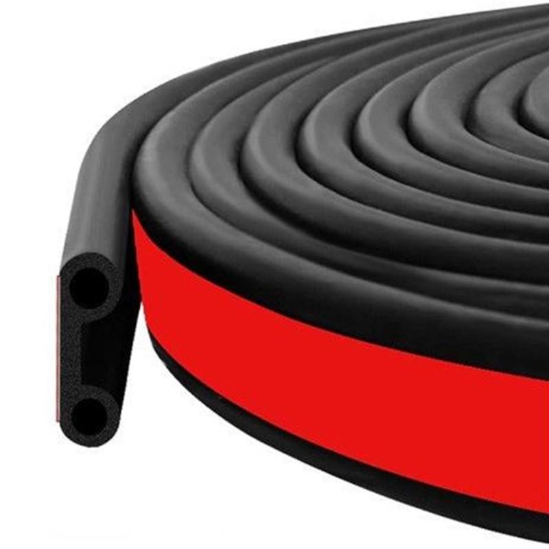 Multiple Purpose Truck Tailgate Trunk Seal Strips 7.5m Strong Rubber Weatherstrip Simple Installs for Campers Vehicles