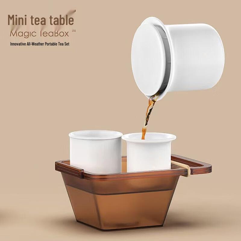 

Portable Chinese Travel Tea Set with Mini Tea Table