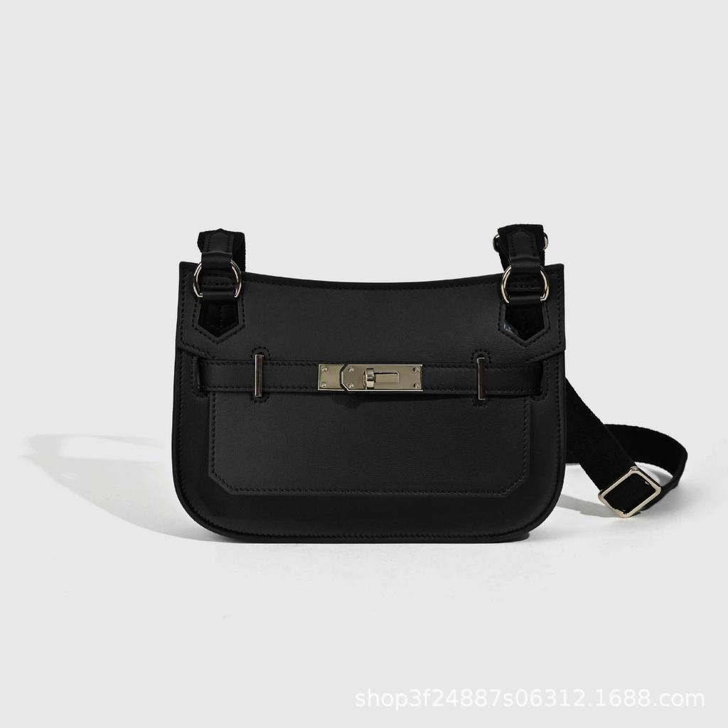 Nouveau Sac pour Femme 2024 Cuir de Vachette Mini Bohème Polyvalent Bandoulière Sac à Bandoulière en Cuir pour Femme Sens Premium Épaule Sac sous le Bras Femme