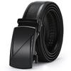 Straw Man Men's Genuine Leather Automatic Buckle Belt