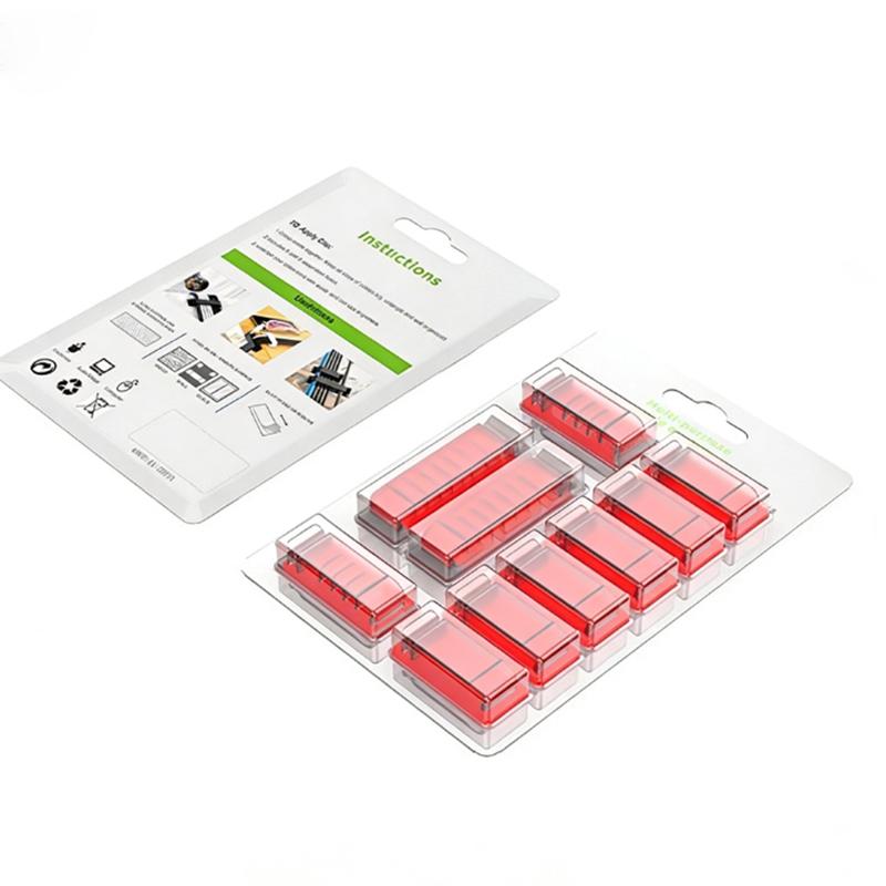 Self Adhesive Cable Management Clips-Cable Organizers Wire Clips Cord Holder For Office TV PC Ethernet Cable Under Desk Home
