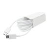 Type C to Type C Cable PD Fast Charging Flexible Type C Data Cord for Android for Note 10 Phone 3.3ft White