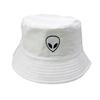 Unisex Embroidered Alien Foldable Bucket Hat Beach Sun  Street Headwear Fisherman Outdoor  Men and Woman Cap