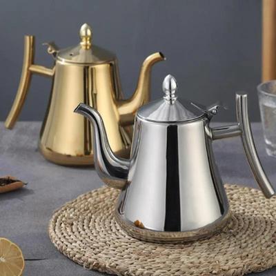 Pogrubiony Czajnik ze Stali Nierdzewnej Czajnik Czajnik Hotel Restauracja Dom Kuchenka Indukcyjna Czajnik w Kwiaty Dzbanek do Kawy