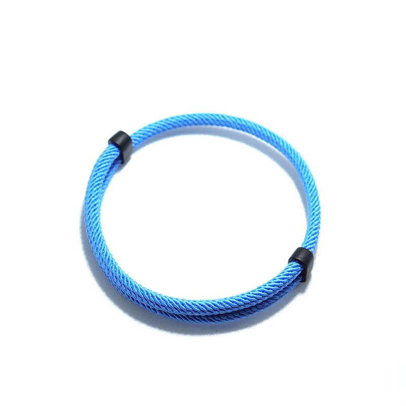 New Men Bracelet 4mm Adjustable Milan Rope Braslet Black Red Thread Braclet Yoga Meditation Jewelry Gift For Boyfriend Pulsera