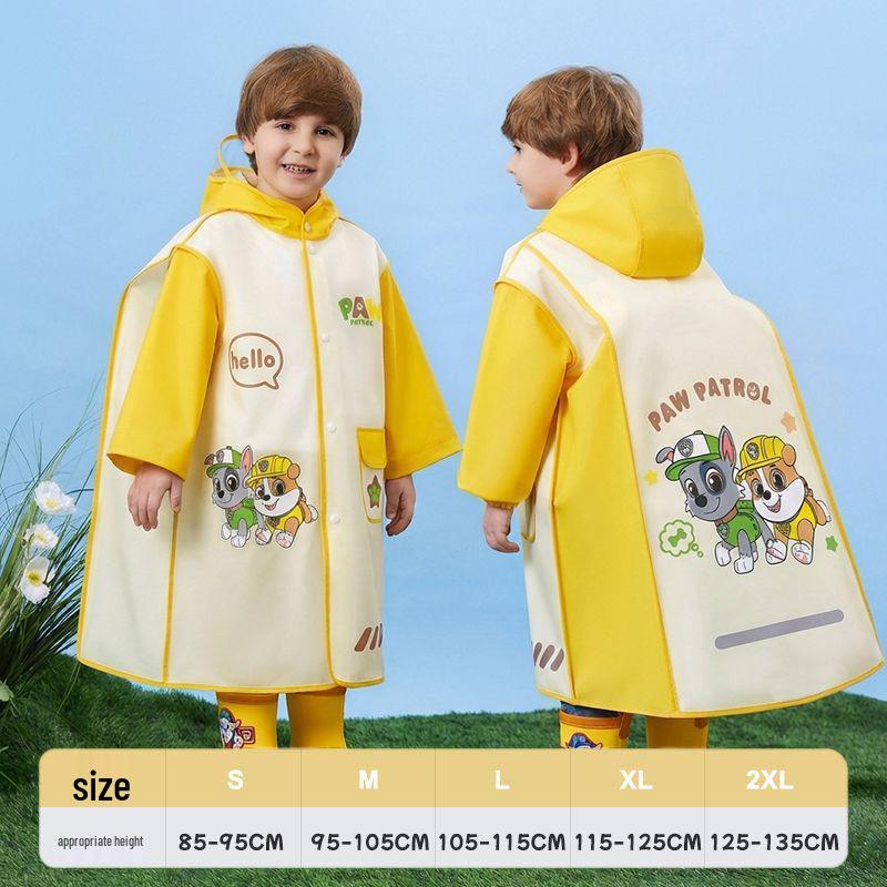 Paw Patrol Raincoat for Kids: Boys & Girls Toddler Poncho XL 115-125cm