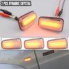 2PCS Led Dynamic Side Marker Turn Signal Light for Peugeot 306 106 406 806 Citroen XM ZX Break Xsara Xantia Fiat