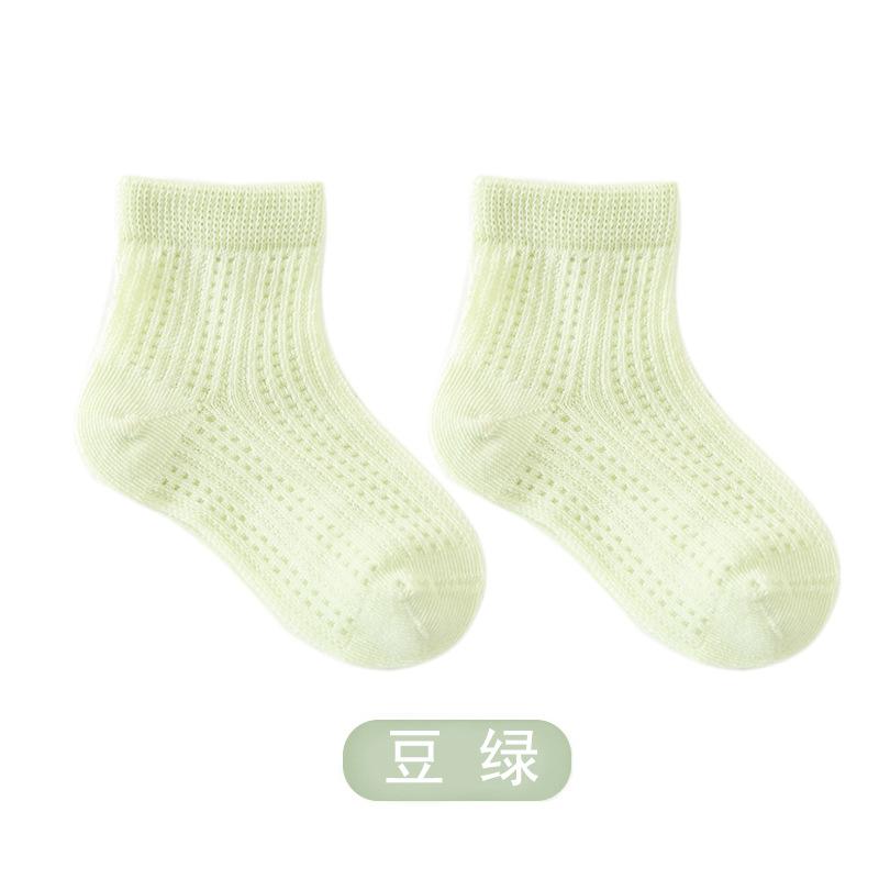 1pair Thin Summer Infant Baby Girls Mesh Socks Newborn Girls White Soft Mid Tube Socks Cool Thin Toddler Kids Girl Socks Clothes