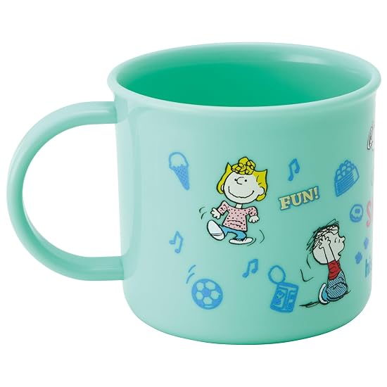 Skater Kids Plastic Cup, Lunch Box, 200ml, Dishwasher Safe, Made In Japan, Snoopy Fun Fun Friends, B
