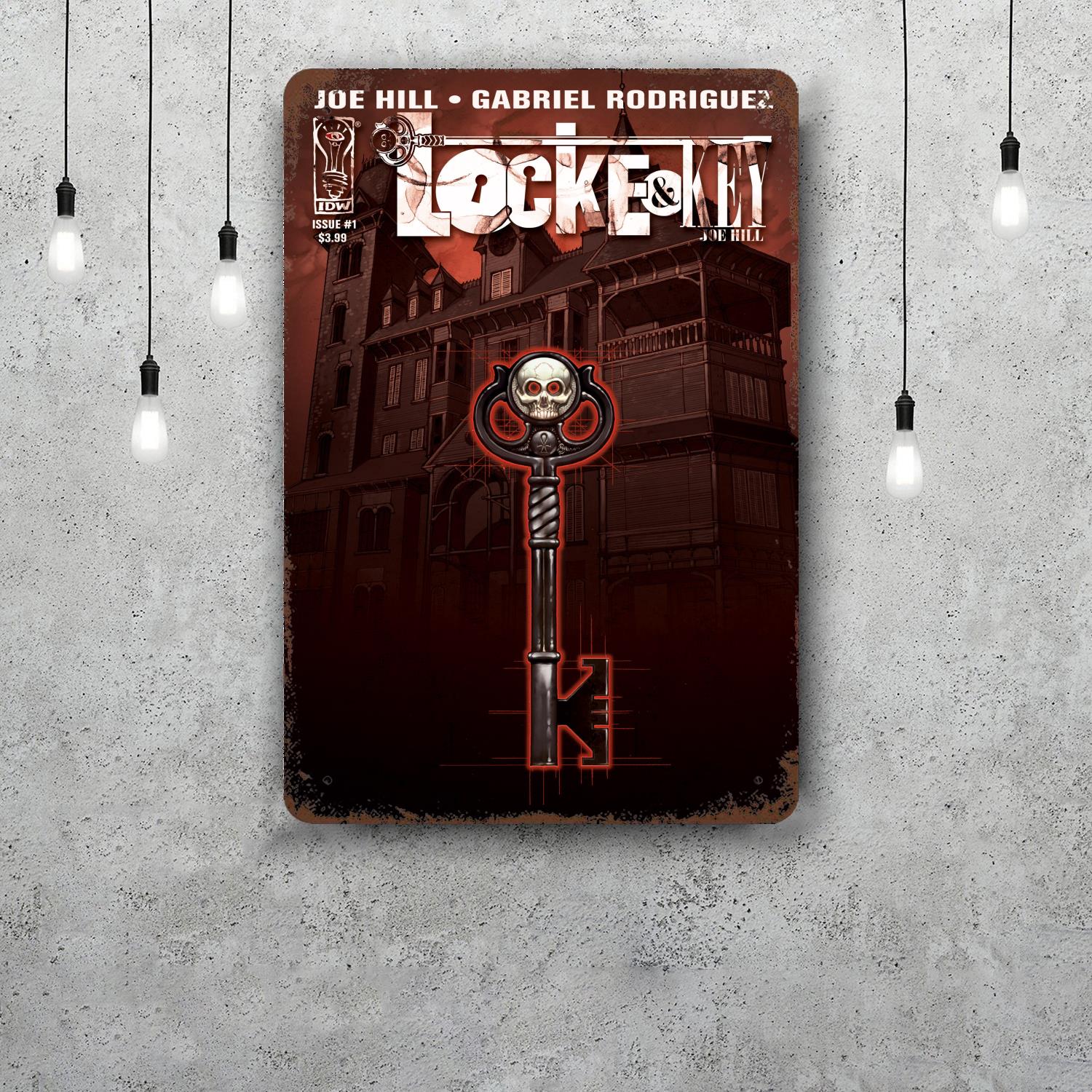 

Locke Key Movie Retro Vintage Tin Sign Poster Decorative Plaque Metal Plate Wall Decor 20x30cm（7.8x11.8inch）
