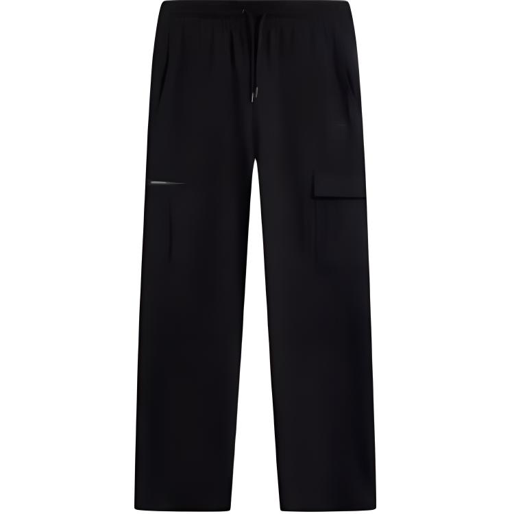 

Li Ning Sports прямые дышащие повседневные брюки мужские низ черный AKLU571-2 L