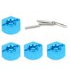 5MM Wheel Hex Mount Hubs Nut with Pins Fit for WLtoys 1 14 144001 RC CarBlue 1266B
