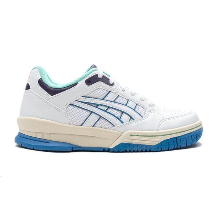 Asics Gel-Spotlyte Pohodlné Všestranné Nízké Dětské Basketbalové Boty Dětské basketbalové boty Bílá Modrá 1204A127-101