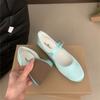 Modne Baleriny Damskie Modne Okrągły Nosek Płaskie Wsuwane Damskie Miękkie Damskie Baleriny Mary Jane Płaski Obcas Codzienne Buty Baleriny