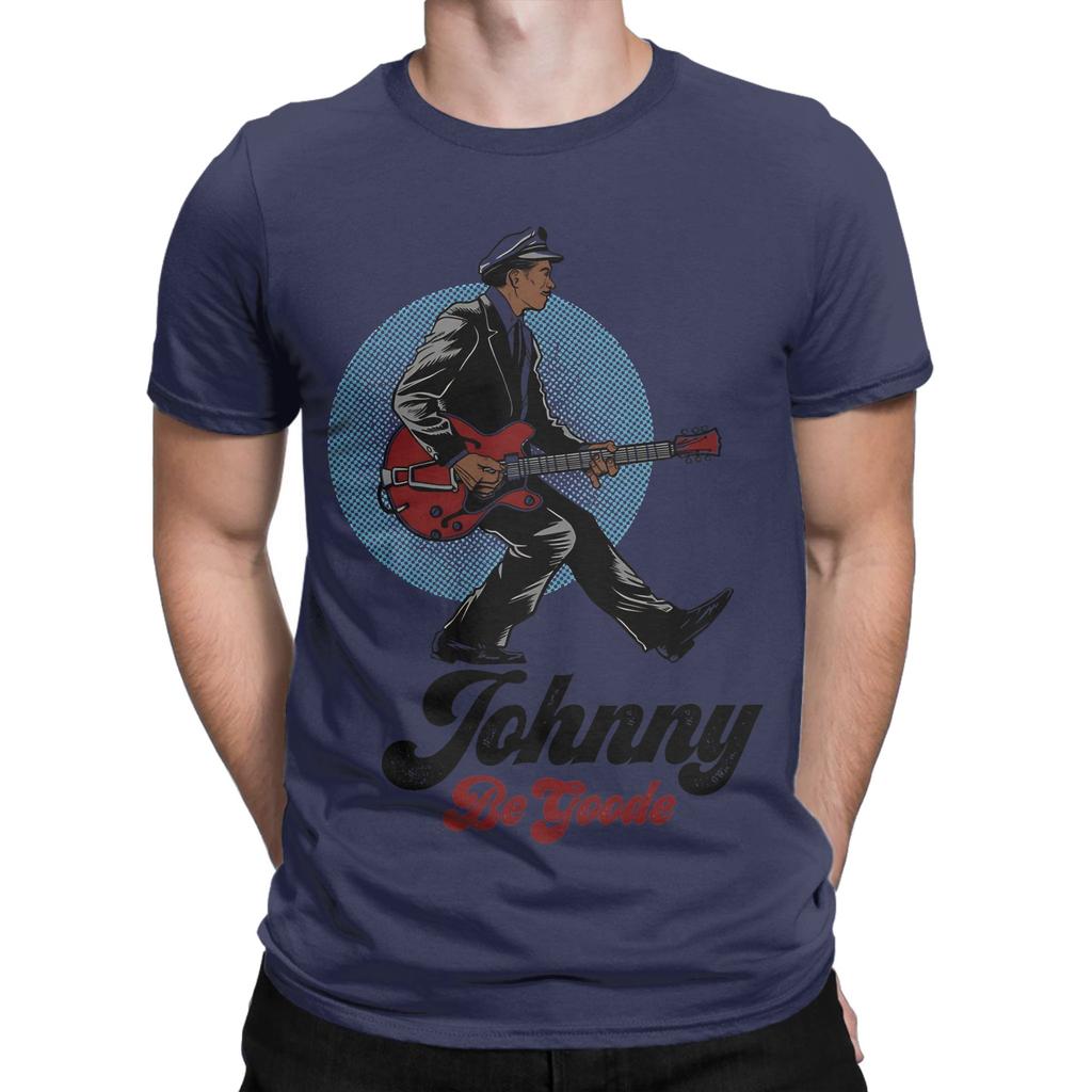 Johnny Be Goode Classic Novelty 100 Cotton Tshirt Chuck Berry Tops Tees For Unisex
