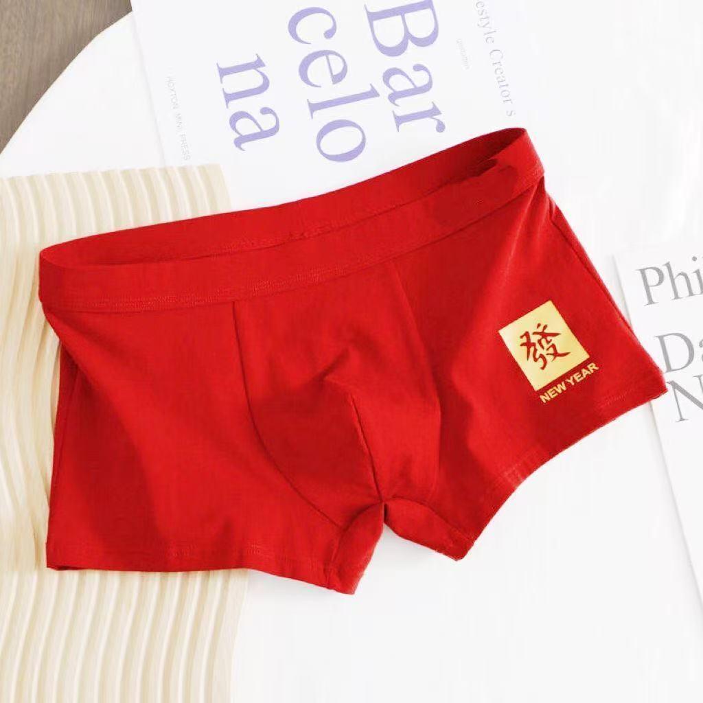 Men's Burgundy Breathable Boxer Briefs - New Wedding Collection
