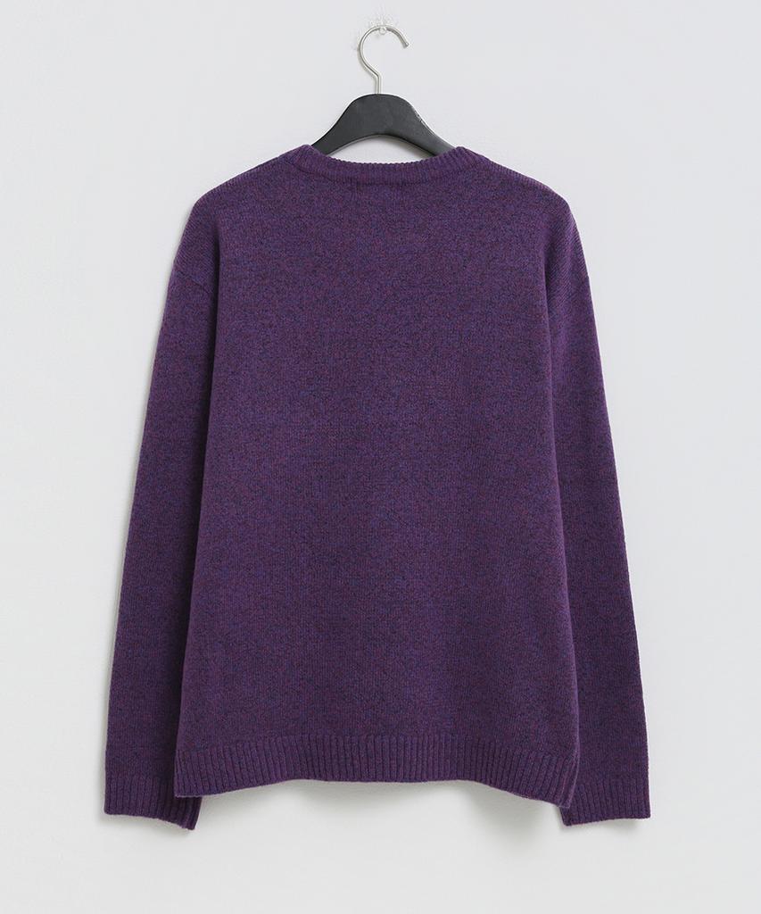 Seuteulaikeu Fine Blend Classic Crew Neck Knit (Violet)