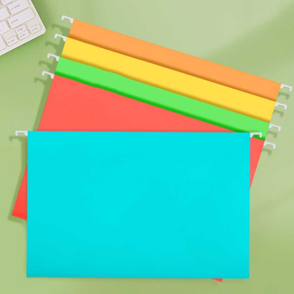 10PCS A4 Hanging File Folder Letter Size Document Holder  School Office Supplies