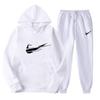 Set Felpa con Cappuccio e Pantaloni Tuta in Pile Unisex - Abbigliamento Casual alla Moda