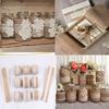 2m 50mm Width DIY Handmade Lace Linen Roll Natural Burlap Rolls for Wedding Present Gift Home Decoration Crafts Lace Linen