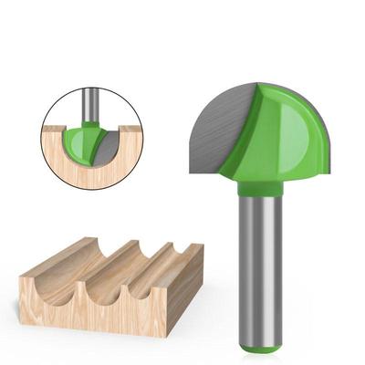 1pc 8mm Shank Ball Nose End Mill Round Nose Cove CNC Milling Bit Radius Core Box Solid Carbide Router Bit Tools