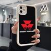 Massey Ferguson Phone Case For IPhone Air 17 Pro Max 16 E 15 14 Pro Max 13 12 11 Mini Plus Soft Silicone White Cover
