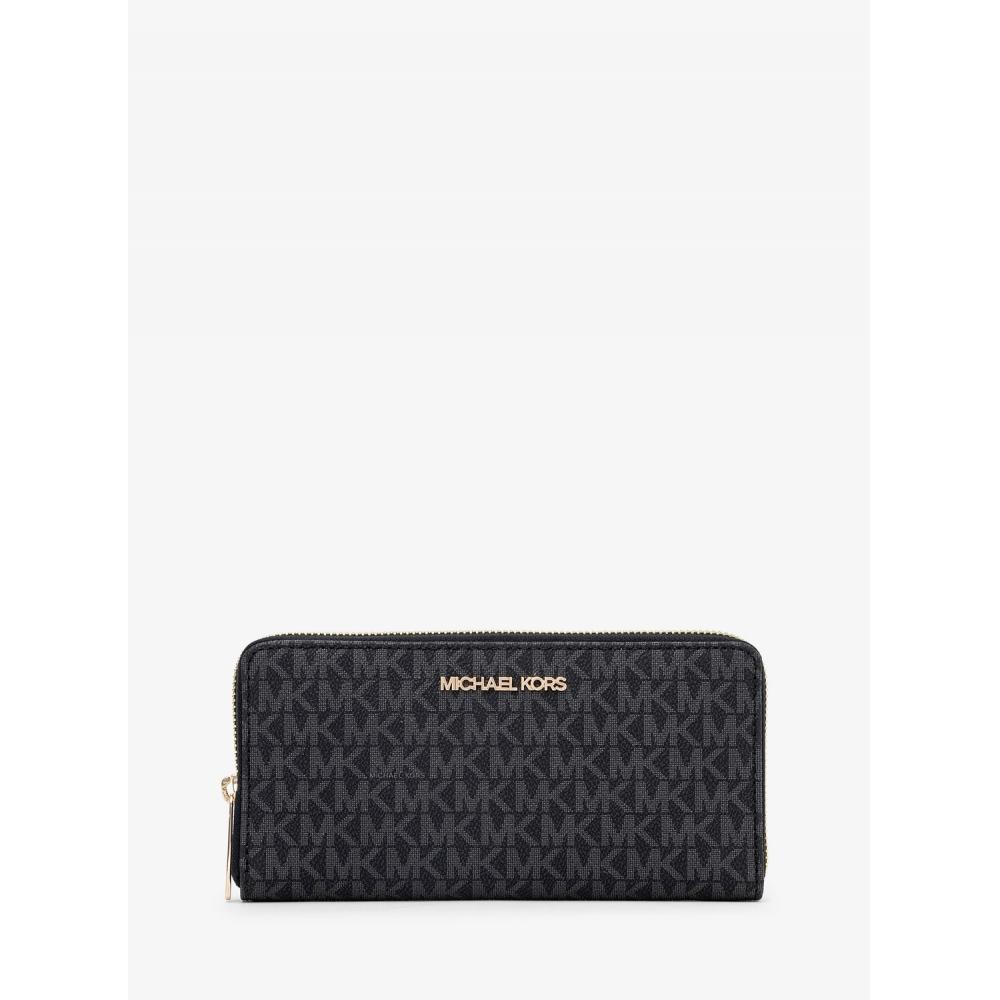 

БОЛЬШОЙ КОШЕЛЕК MICHAEL KORS JET SET TRAVEL CONTINENTAL НА МОЛНИИ MK SIGNATURE 35F8GTVE9B1 ЧЕРНЫЙ