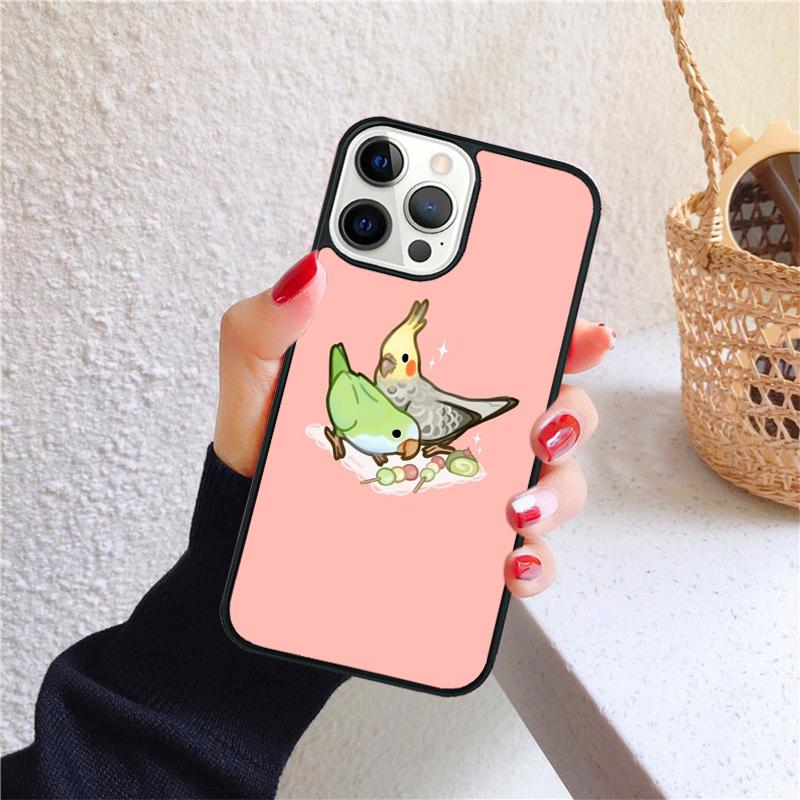 

Parrot Birds Cockatiel Phone Case for iPhone 17 Air 16 15 14 12 13 PLUS 11 PRO MAX Back Cover Fundas Shell iPhone 11pro max