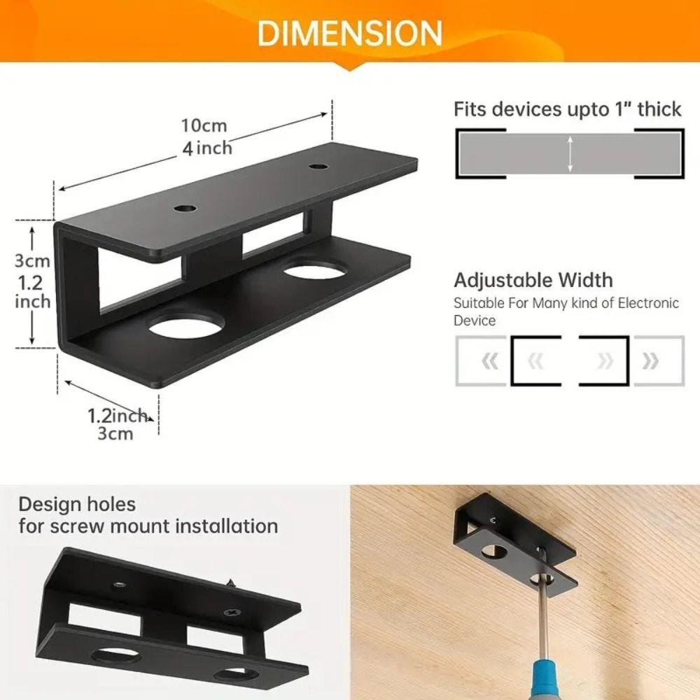 Heat Dissipation Laptop Mount Bracket Under Desk Keyboard Storage Gift Laptop Storage Stand  Laptop