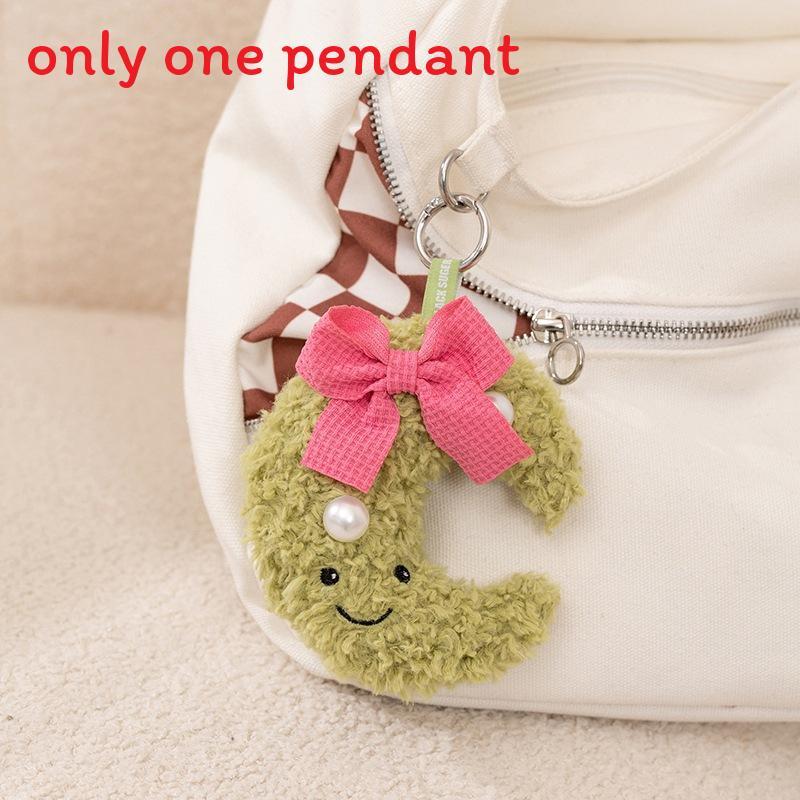 Christmas Wreath Plush Toy Keychain With Soft Pp Cotton For Holiday Gift