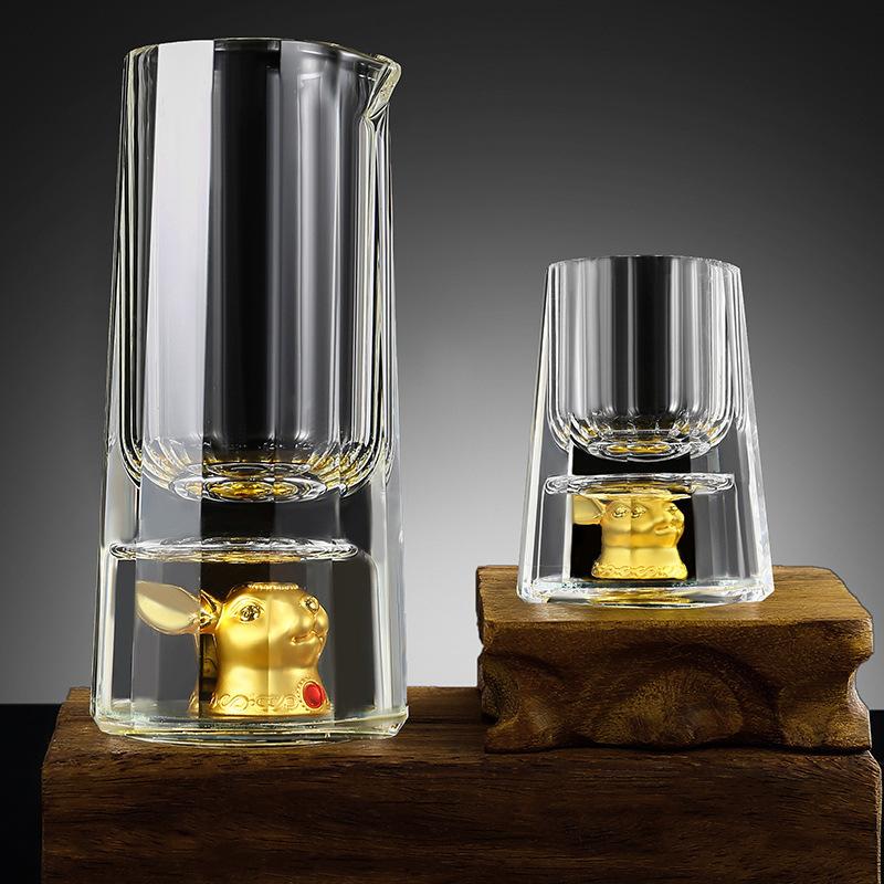 Creative Zodiac Crystal Glass Products, A Set Of 12 Small Wine Glasses, A Single Cup Selected For Home Use