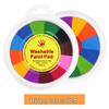 Kindergarten Doodle Ink Pad - 7 or 13 Color Round Disc for Finger Painting & Rubber Stamps