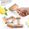 Beech Wood Small Rolling Pin Rotatable Pastry Roller Convenient Pie Rolling Pin  Home Baking