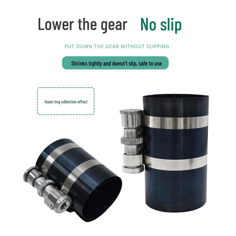 Available: 3", 4", 6" Piston Ring Compressor & Clip for Ring Removal/Installation
