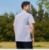 Unisex Summer Ice Silk Polo Shirt, Short Sleeve, Elastic Business-Casual, Custom Logo Option