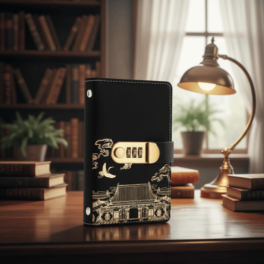 With Password Lock Budget Binder with Lock Wallet Storage Account Book  Girls Boys