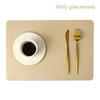 Double-Layer Leather Table Mat Nordic Heat-Proof Placemat Insulation Waterproof Oil-Proof Table Mats For Home Hotel Decoration