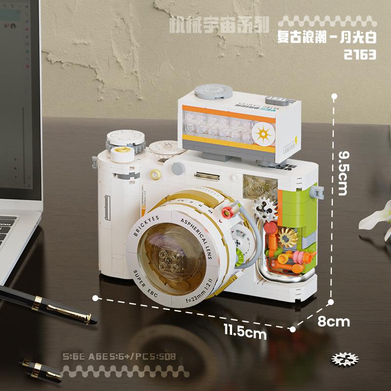 Camera Mini Bricks Set Micro Building Blocks Toys For Children 6 Years Decoration Home Block Assembling Construction For Adults