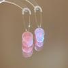 Silver needle round shell fringed earrings seaside vacation style temperament earrings fashion high sense versatile earrings wholesale