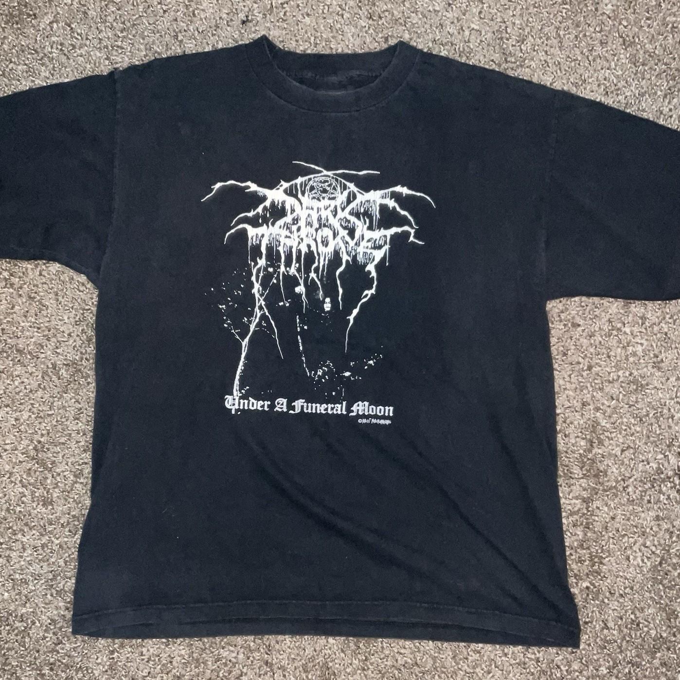 Darkthrone Under a Funeral Moon 1995 Shirt YH263 XL