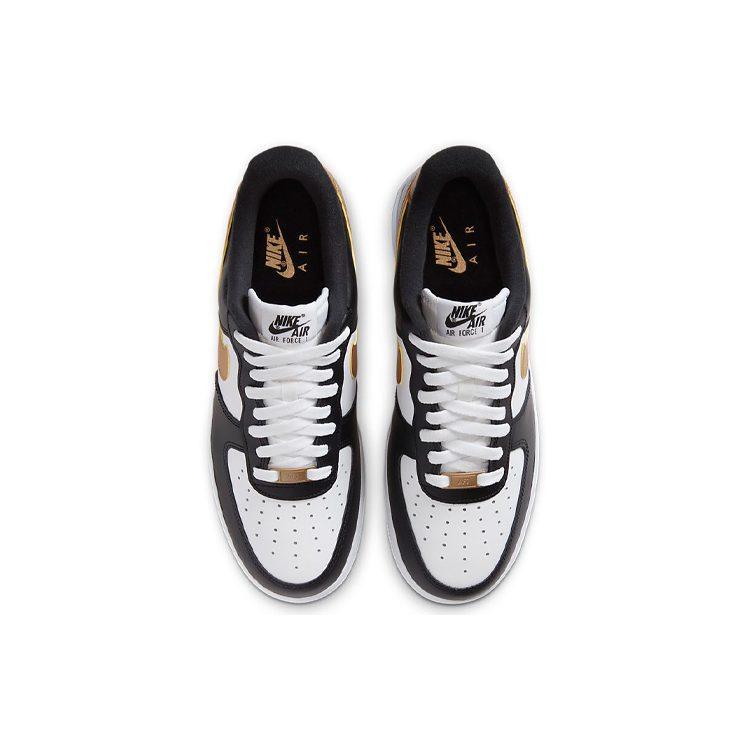 Nike Air Force 1 Low Black White Metallic Gold CZ9189-001