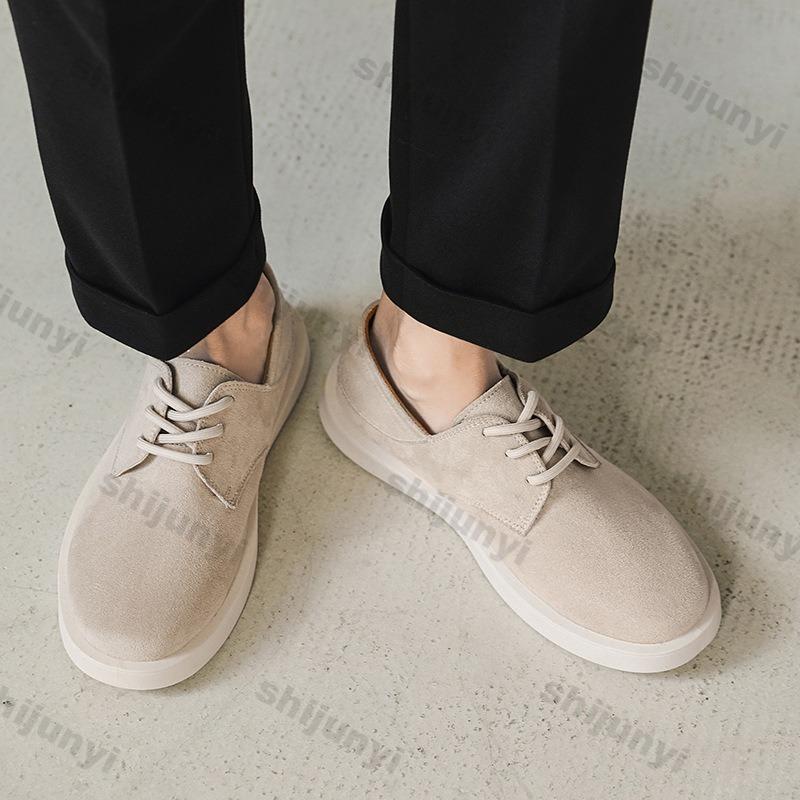 Fashion 2025 Autumn New Retro Concise Designed Men's Low Top Casual Shoes Fashion Trend Versatile Comfortable Non Slip Lace Up Sneakers