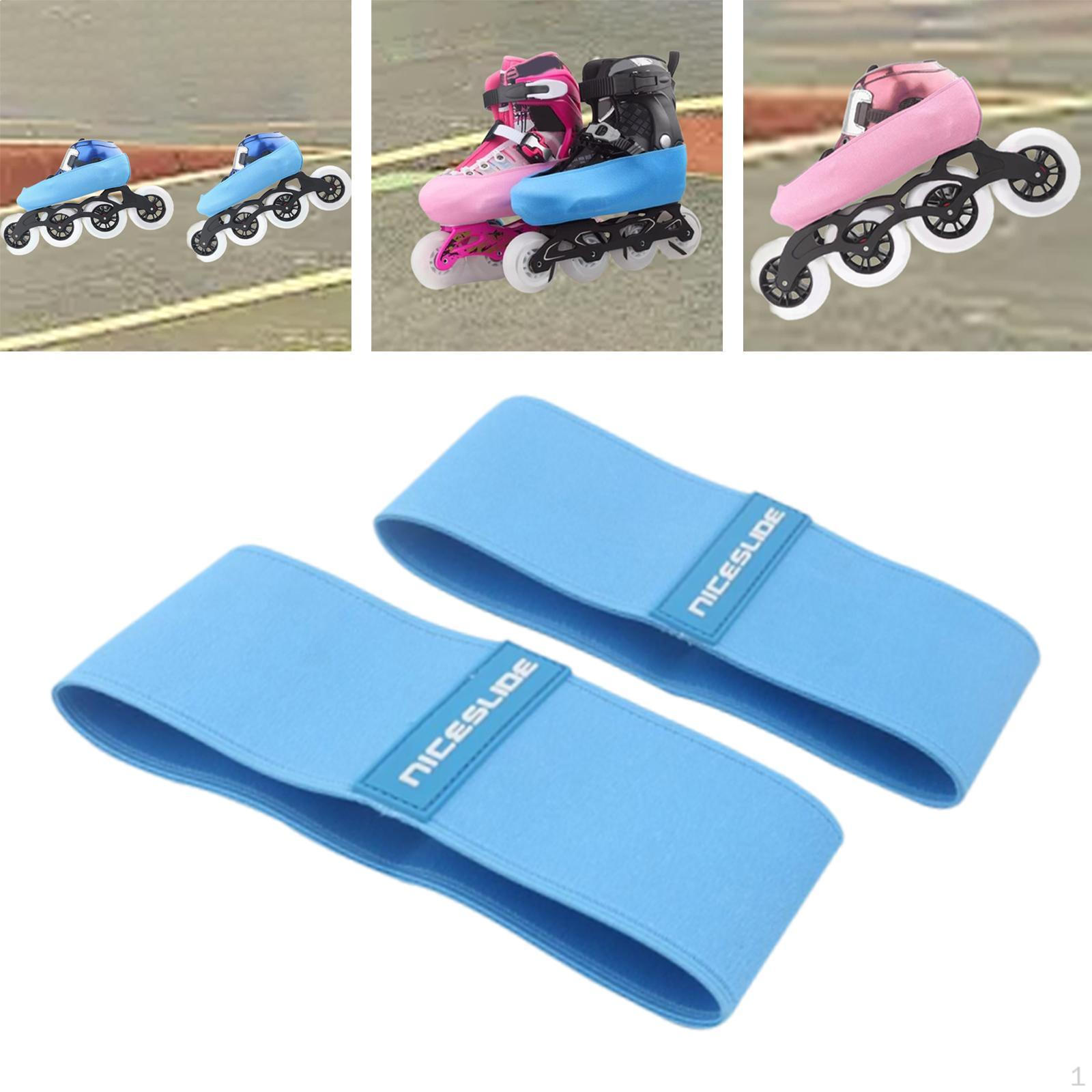 

1 пара чохлів для черевиків для ковзанів проти подряпин, портативних легких протекторів для взуття, фігурного катання Blue Color L