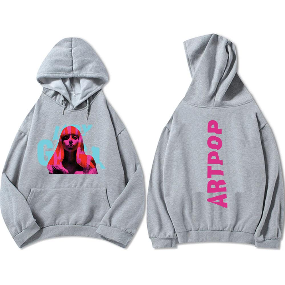 

Худи Lady-Gaga ARTPOP Зимние Повседневные Мужские Женские Толстовки Sudaderas Hombre с Длинным Рукавом Уличная Одежда 3XL