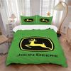 3Pcs John Deere Logo Bedding Sets For All Sizes New 3D Printed Bed Cover Comforter Duvet Cover Pillowcase Bedroom Decoration