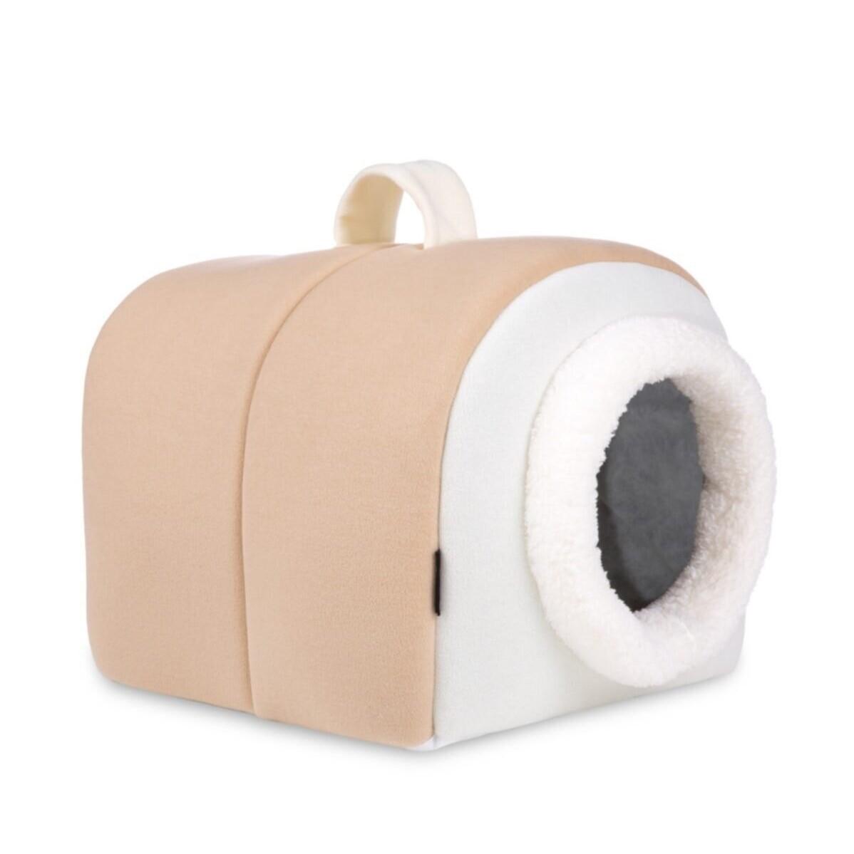 

Портативне гніздо для ліжка для котів, собак, різних кольорів, яке можна прати 50*35*40 рожевий колір золота